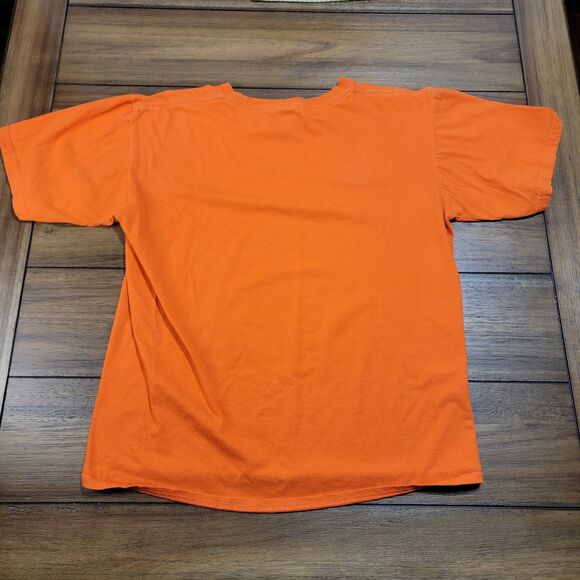 Rubix Cube Melting Graphic SS Tee Orange - Size Small - Picture 3 of 4
